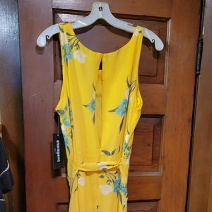 New Yellow flowered Sundress